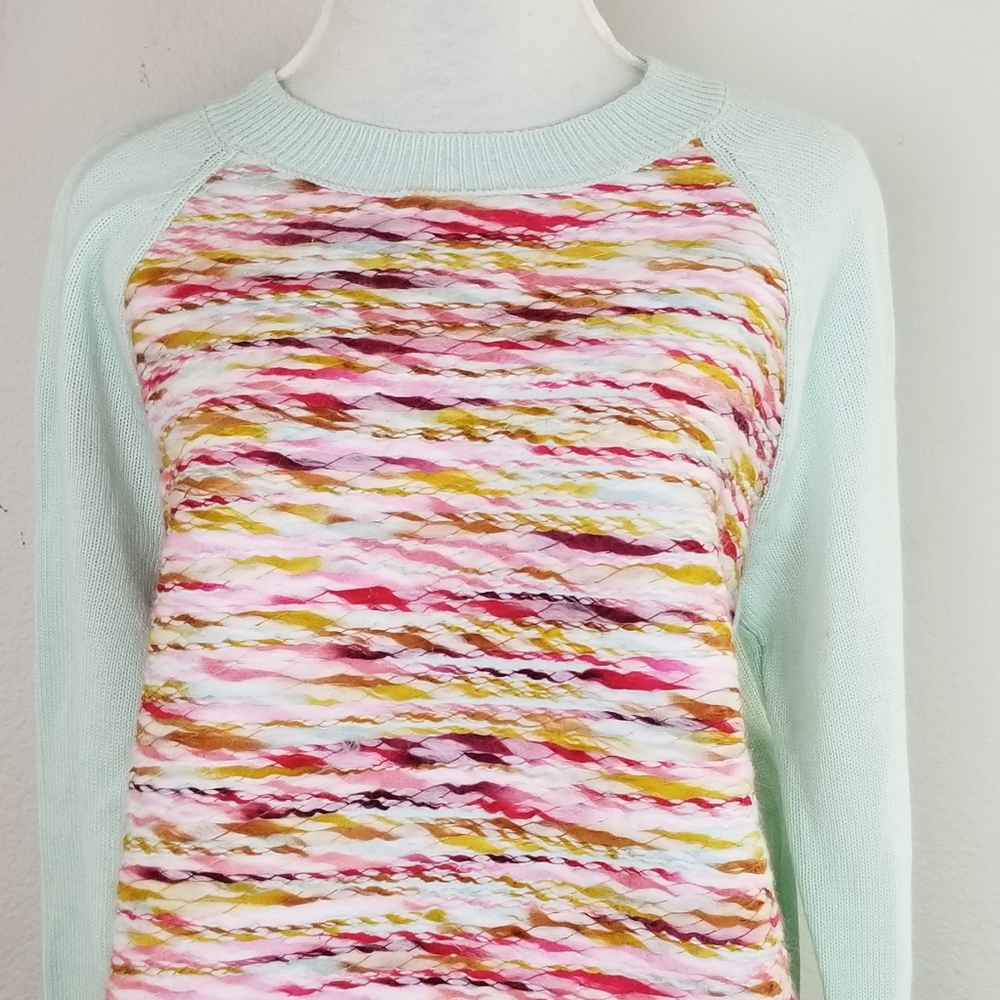 Dolled Up by FANG textured mint sweater, XL